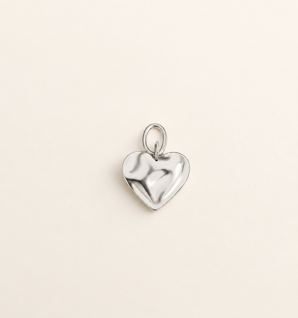 Dévon — Collier Pendentif Cœur Argenté