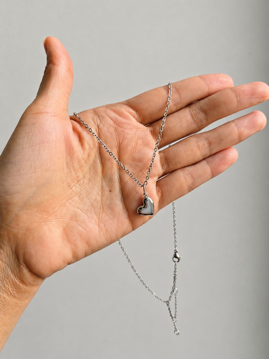 Clémence — Collier Pendentif Cœur Argenté