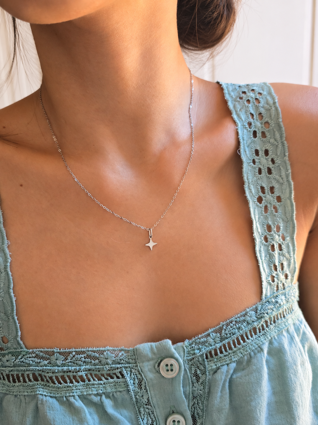 Eléa — Collier Pendentif Étoile Argenté