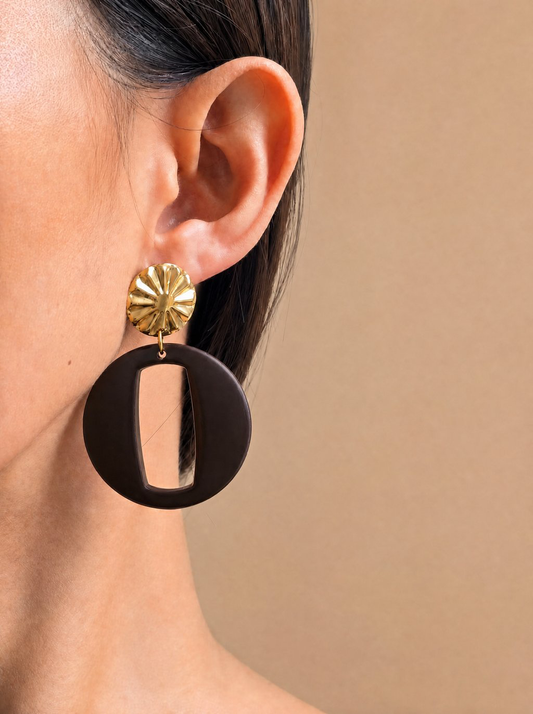 Boucles d'oreilles Zera Espresso